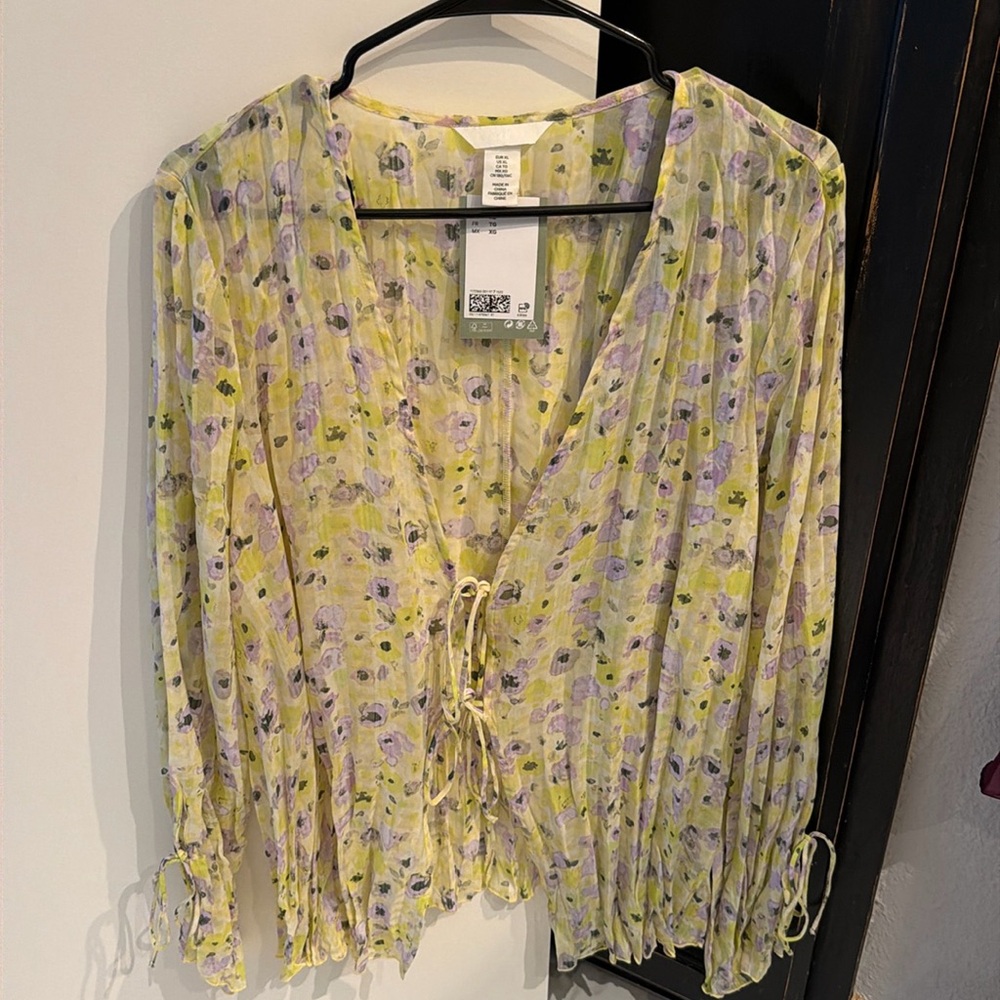 H&M sheer top